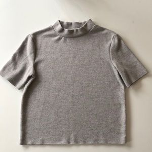 Zara Trafaluc Soft Mock Neck Tee